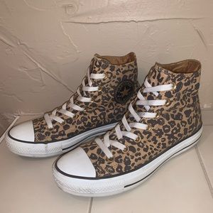 Converse Leapord Print High top